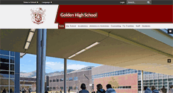 Desktop Screenshot of goldenhighschool.com
